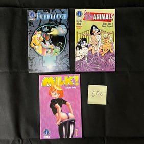 Adult Mature Reader Comic Books w/ Milk!