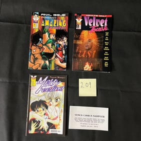Adult Mature Reader Comic Books w/ Velvet Touch