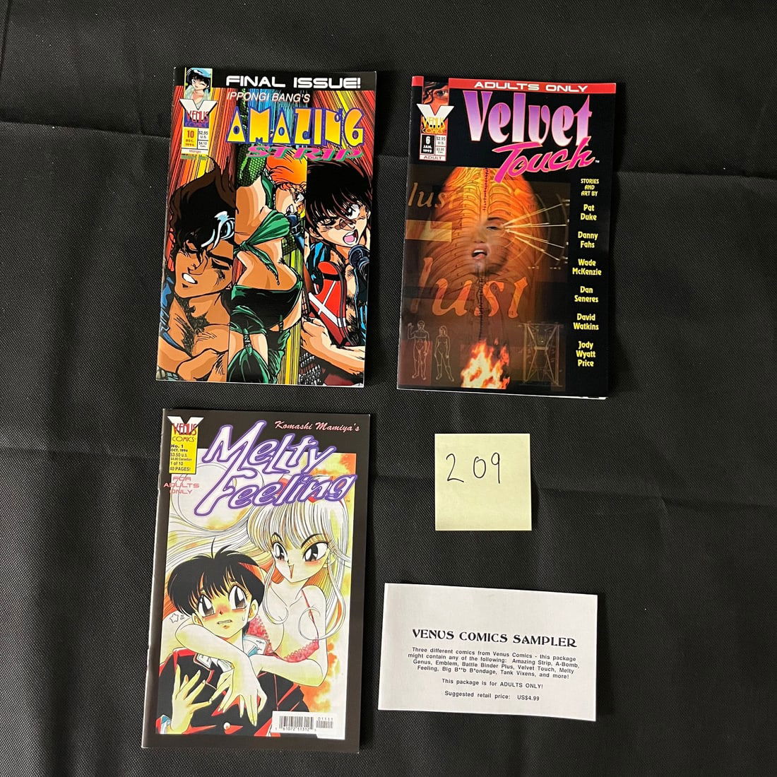 Adult Mature Reader Comic Books w/ Velvet Touch (1 of 2)