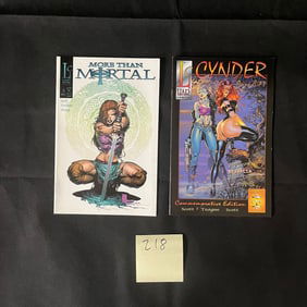 Cynder & More than Mortal Adult Mature Reader Comic Books