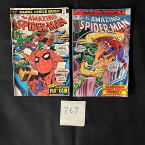 Amazing Spider-man 150 & 154 Marvel Bronze Age Comic Books