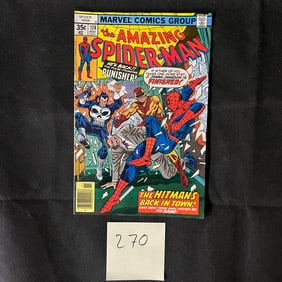 Amazing Spider-man 174 vs. Punisher Marvel Bronze Age Comic Books