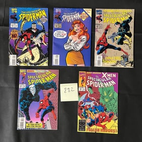 Marvel Comics Mix of Copper Age Spider-man Comic Books