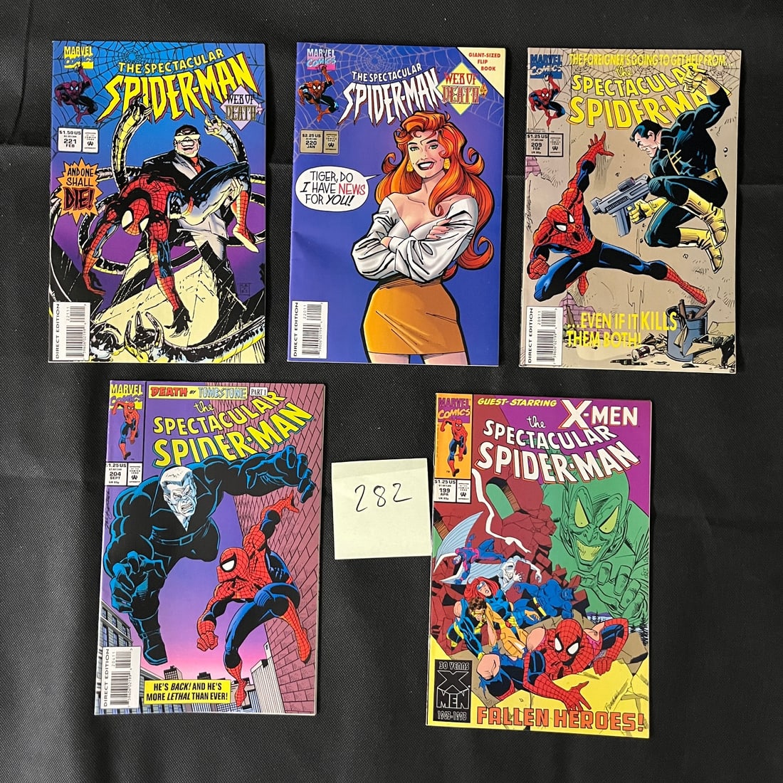 Marvel Comics Mix of Copper Age Spider-man Comic Books (1 of 2)