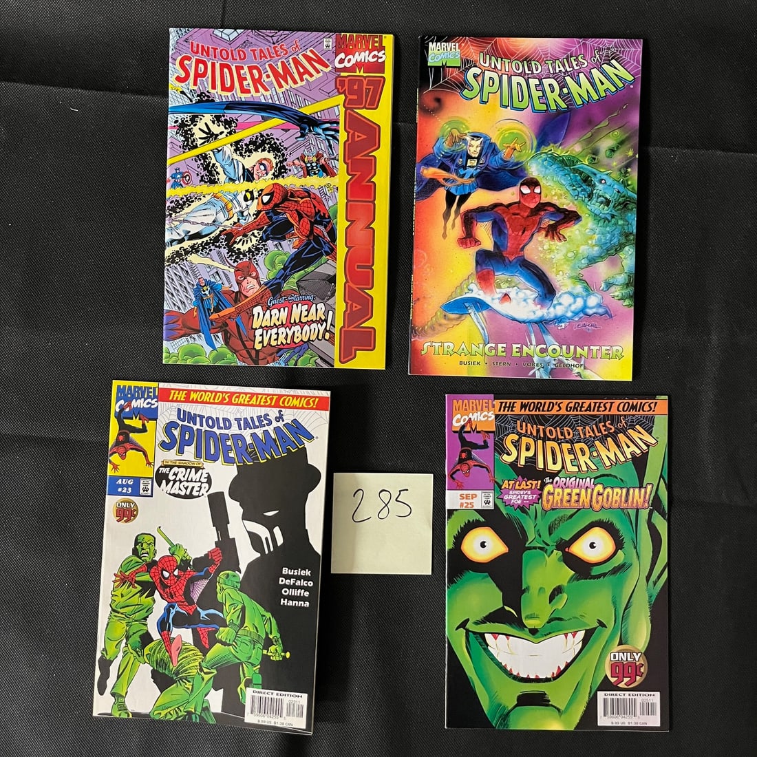 Marvel Comics Untold Tales of Spider-man Comic Books (1 of 2)