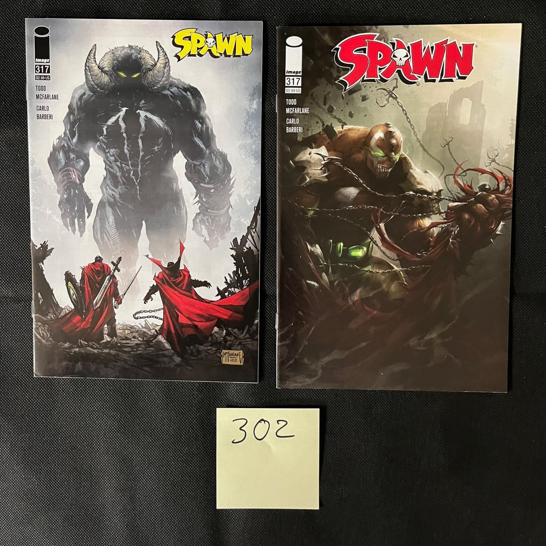 Spawn 317 Comic Books w/ Variant Cover (1 of 2)