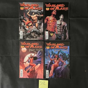 Dynamite Comics Warlord of Mars Comic Lot