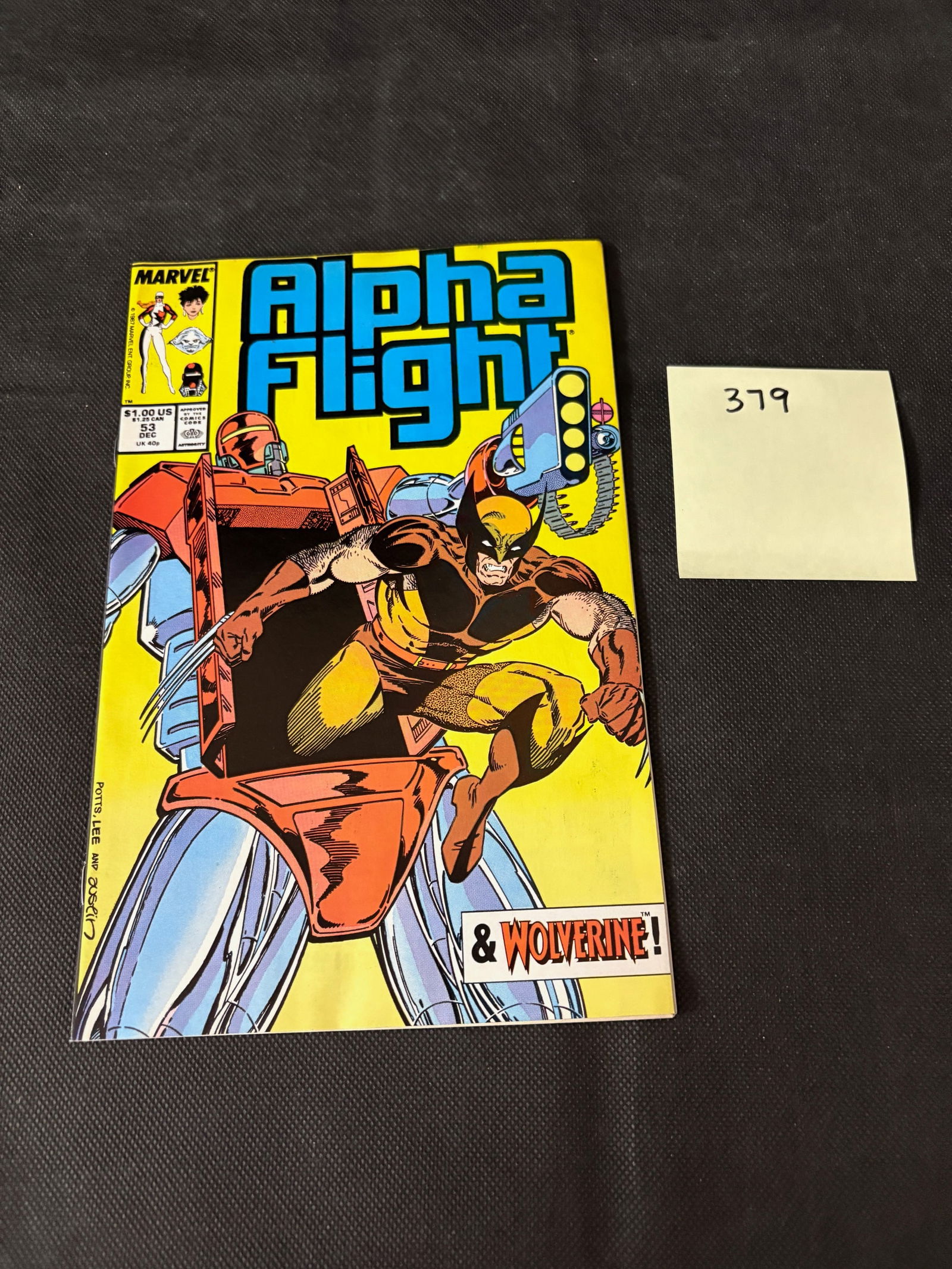 Marvel Comics Alpha Flight Bronze Age Comic, 2nd Jim Lee Marvel Work (1 of 2)