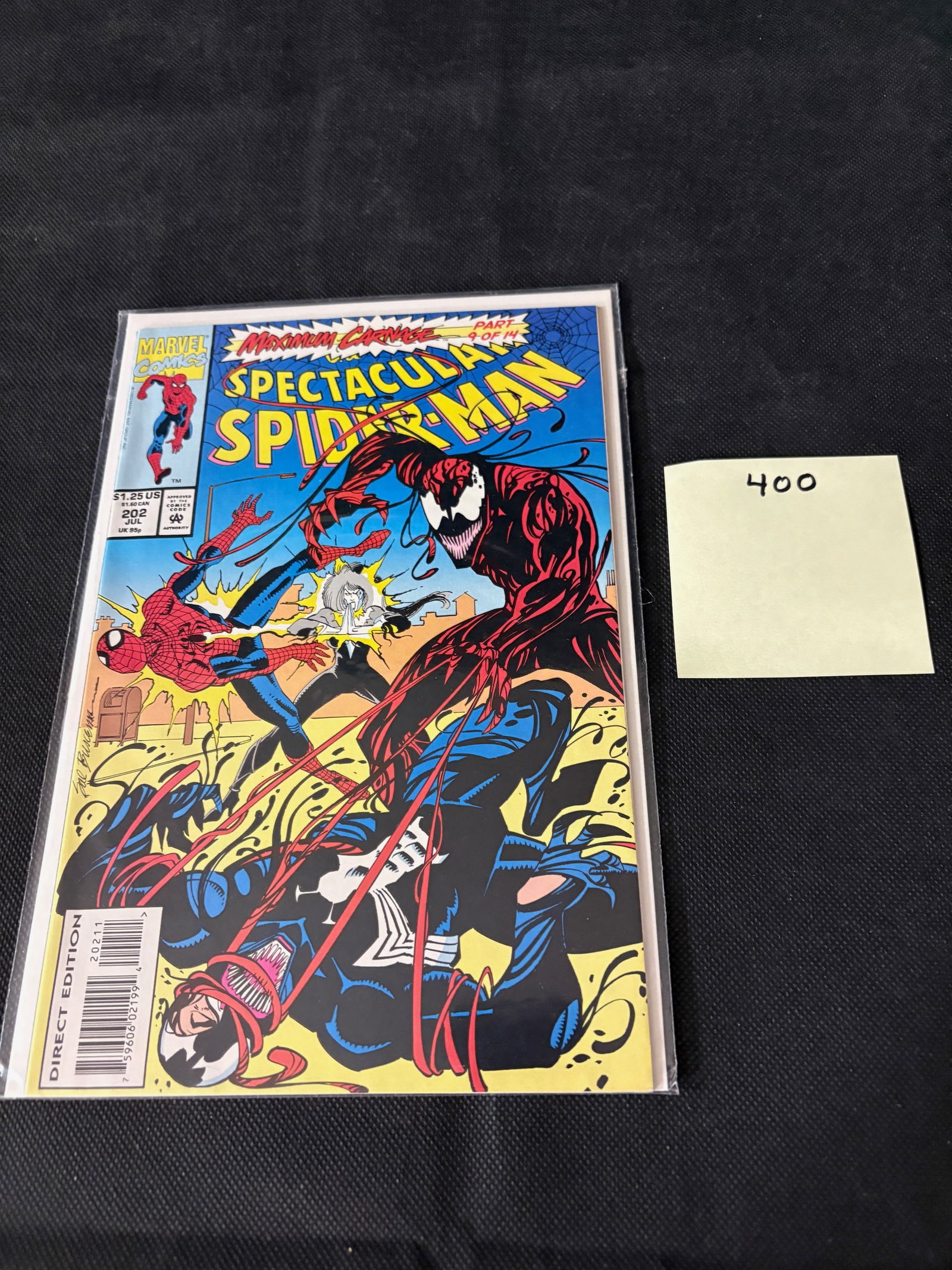 Marvel Comics Spectacular Spider-man 202 Maximum Carnage Storyline (1 of 1)