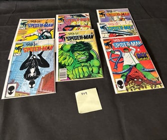 Marvel Comics Web of Spider-man Comic Books