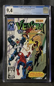 Venom Lethal Protector 4 1st App Scream CGC 9.4 Comic Book