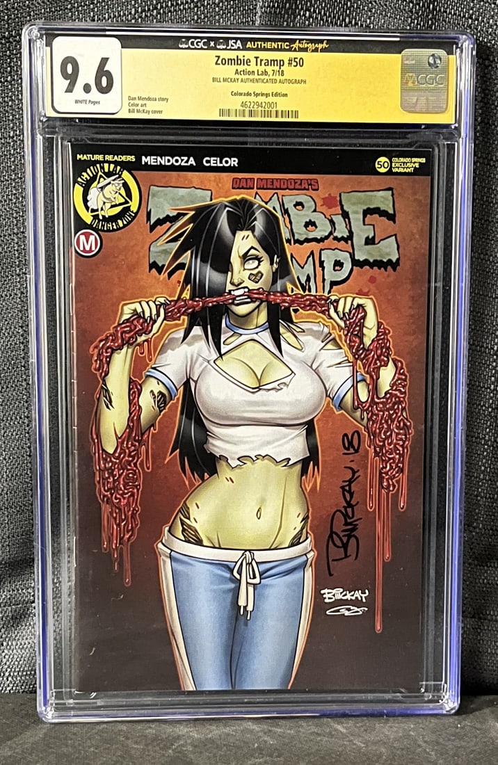 Zombie Tramp 50 Colorado Springs Ed. Bill McKay Signed Variant CGC/JSA 9.6 (1 of 1)