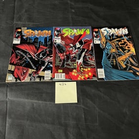 Spawn 5, 7, & 8 Newsstand Edition Comic Books