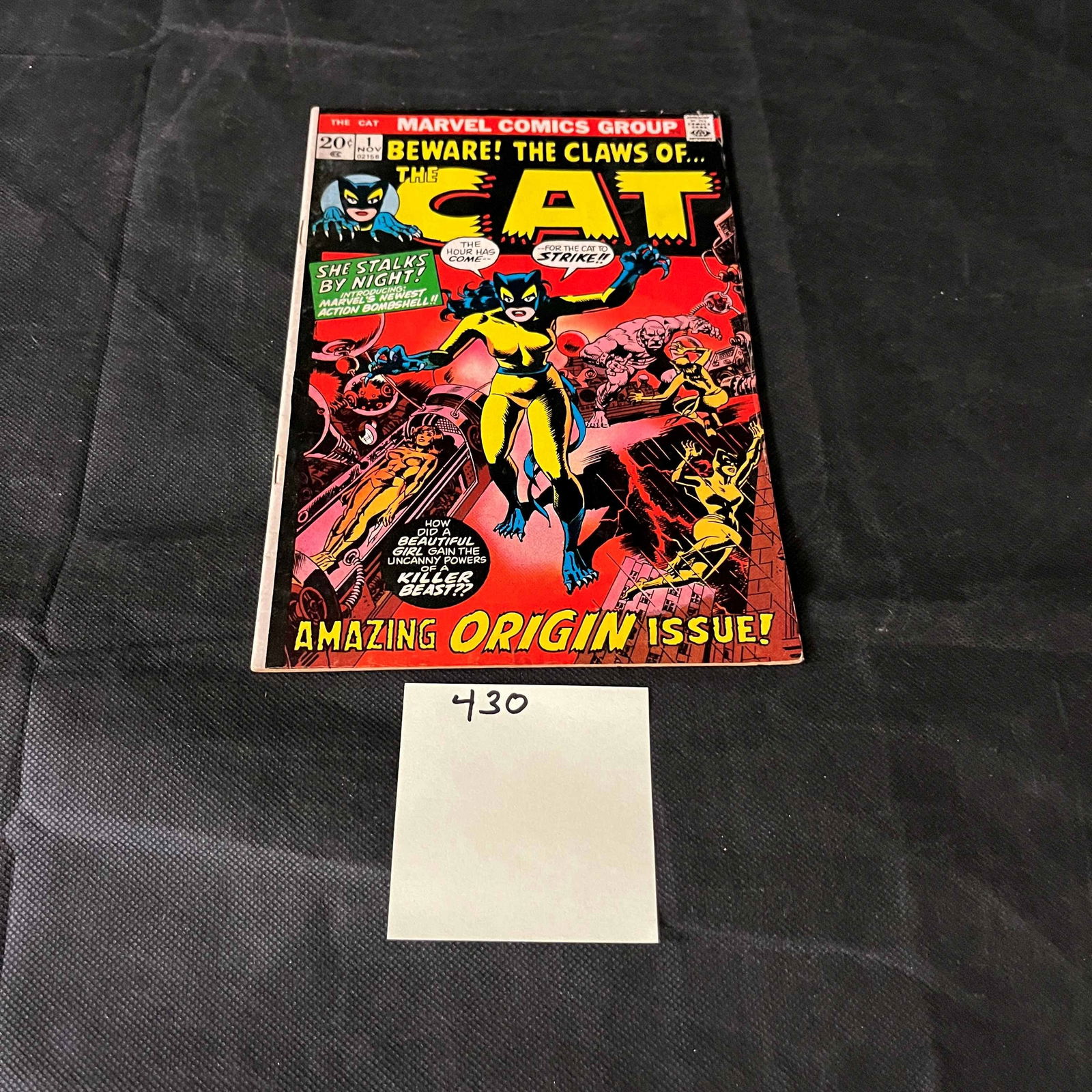 Marvel Comics Cat 1 Bronze Age Origin Comic Book (1 of 2)