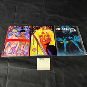 Adult reader Comics w/ Sealed Black Kiss #2 Comic Book