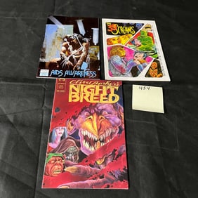 Horror Comic Lot w/ Aids Awareness, Night Breed, 39 Screams