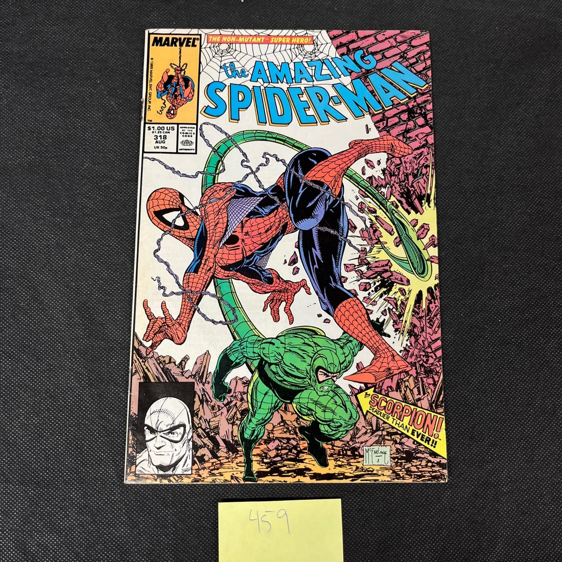 Marvel Comics  Amazing Spider-man 318 Todd McFarlane Art (1 of 2)