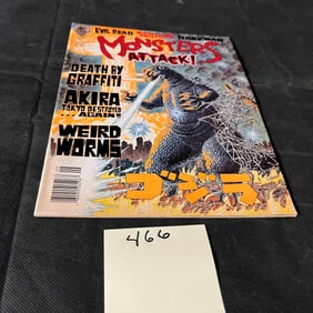 Monsters Attack! #4 Godzilla Cover