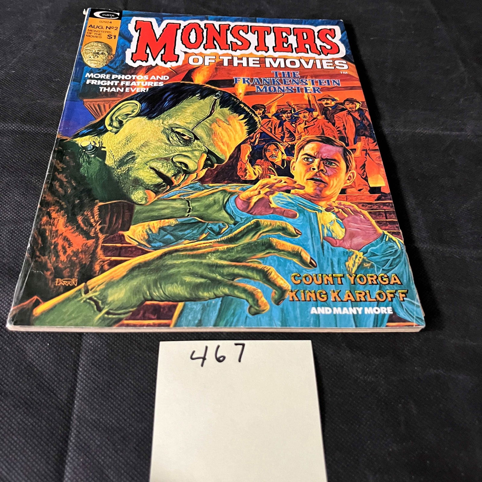 Monsters of the Movies #2 Marvel Bronze Age Horror Magazine (1 of 2)