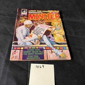 Monster Magazine #8 Final Issue Bronze Age Horror Magazine