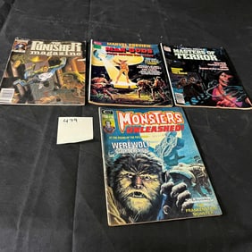 Marvel Bronze Age Horror Magazines w/ Monsters Unleashed, Punisher, +