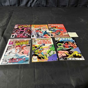 Mix of Copper Age Marvel Comic Books w/ Fantastic Four