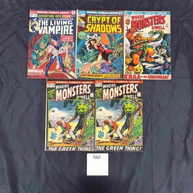 Marvel Comics Bronze Age Horror Comic Books