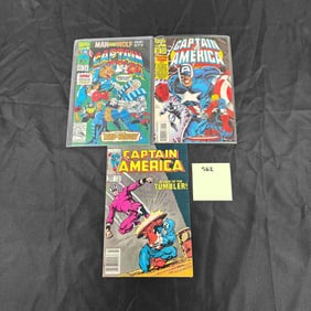 Marvel Comics Captain America Copper Age Comic Books