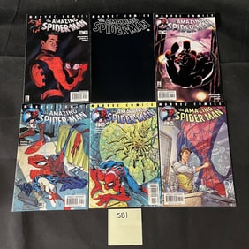 Marvel Comics Modern Age Amazing Spider-man Comic Books w/ J.Scott Campbell Art