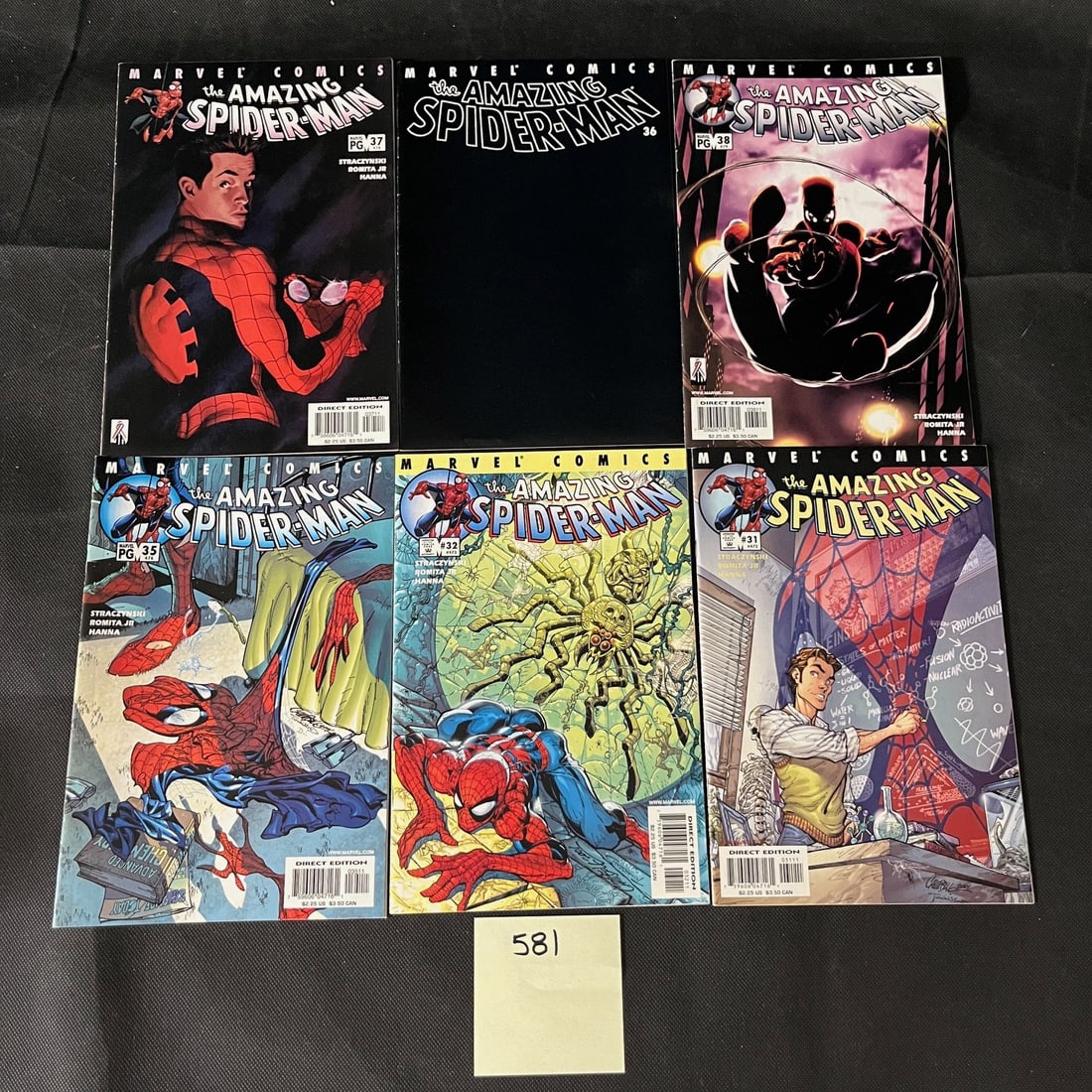 Marvel Comics Modern Age Amazing Spider-man Comic Books w/ J.Scott Campbell Art (1 of 2)