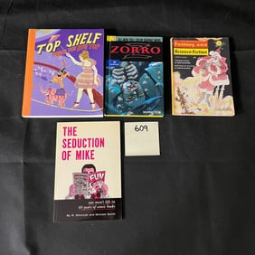 Mix of Trade Paper Back Comics and Pulps