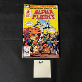 Alpha Flight 1 Marvel Comics Bronze Age Key Comic Book