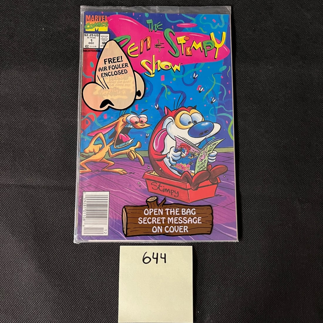 Marvel Comics Ren & Stimpy Show #1 Newsstand Edition Comic Book Unopened (1 of 3)