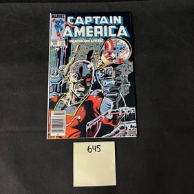 Marvel Comics Captain America 286 Newsstand Edition Comic Book