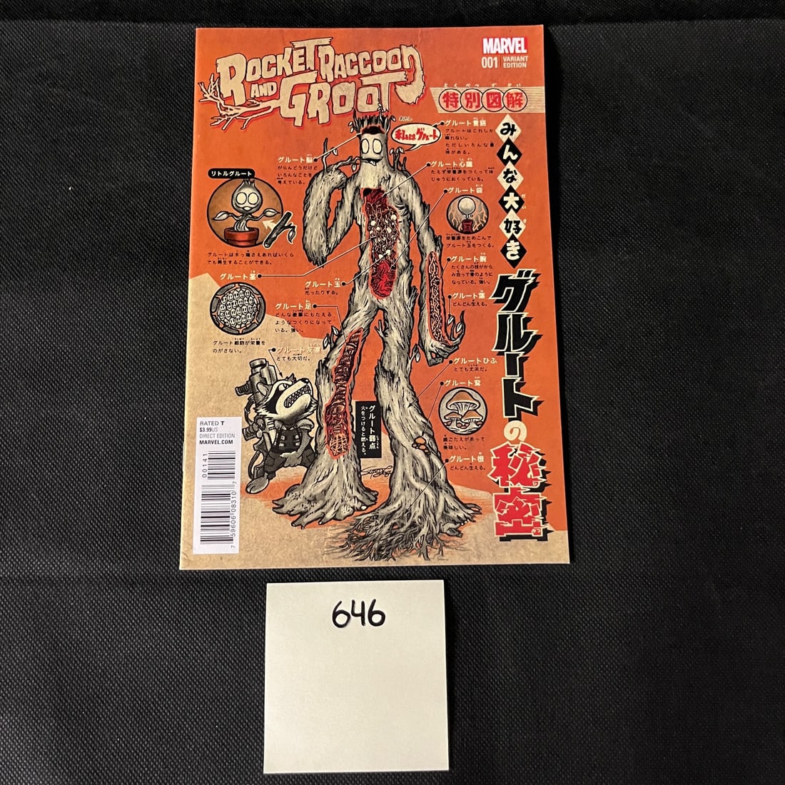 Marvel Comics Rocket Racoon & Groot 1 Variant Cover Comic (1 of 2)