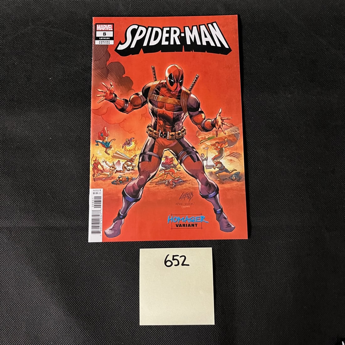 Marvel Comics Spider-man 8 Homage Variant Cover Comic (1 of 2)