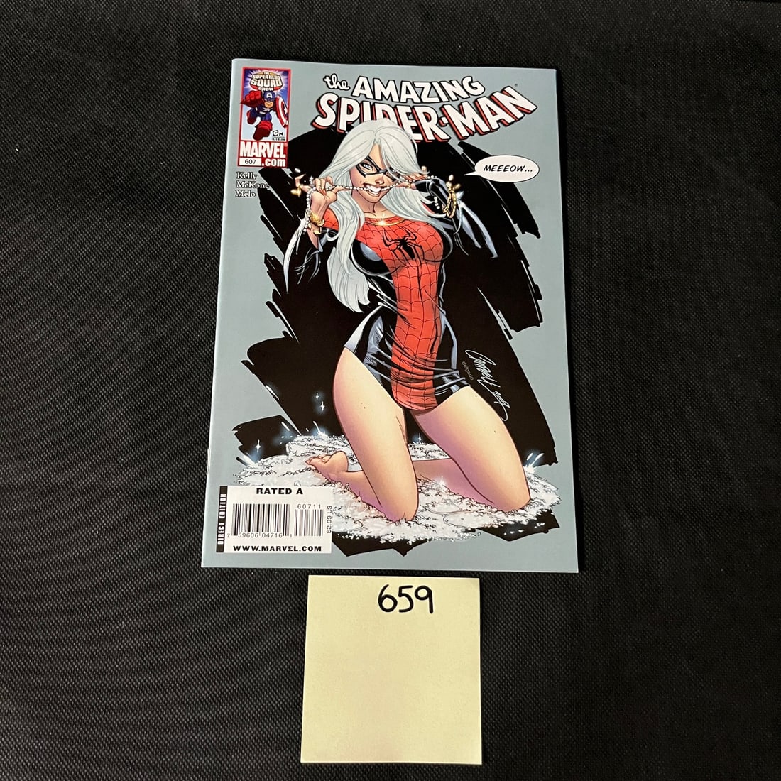 Amazing Spider-man 607 ANOTHER Classic J. Scott Campbell Cover (1 of 2)