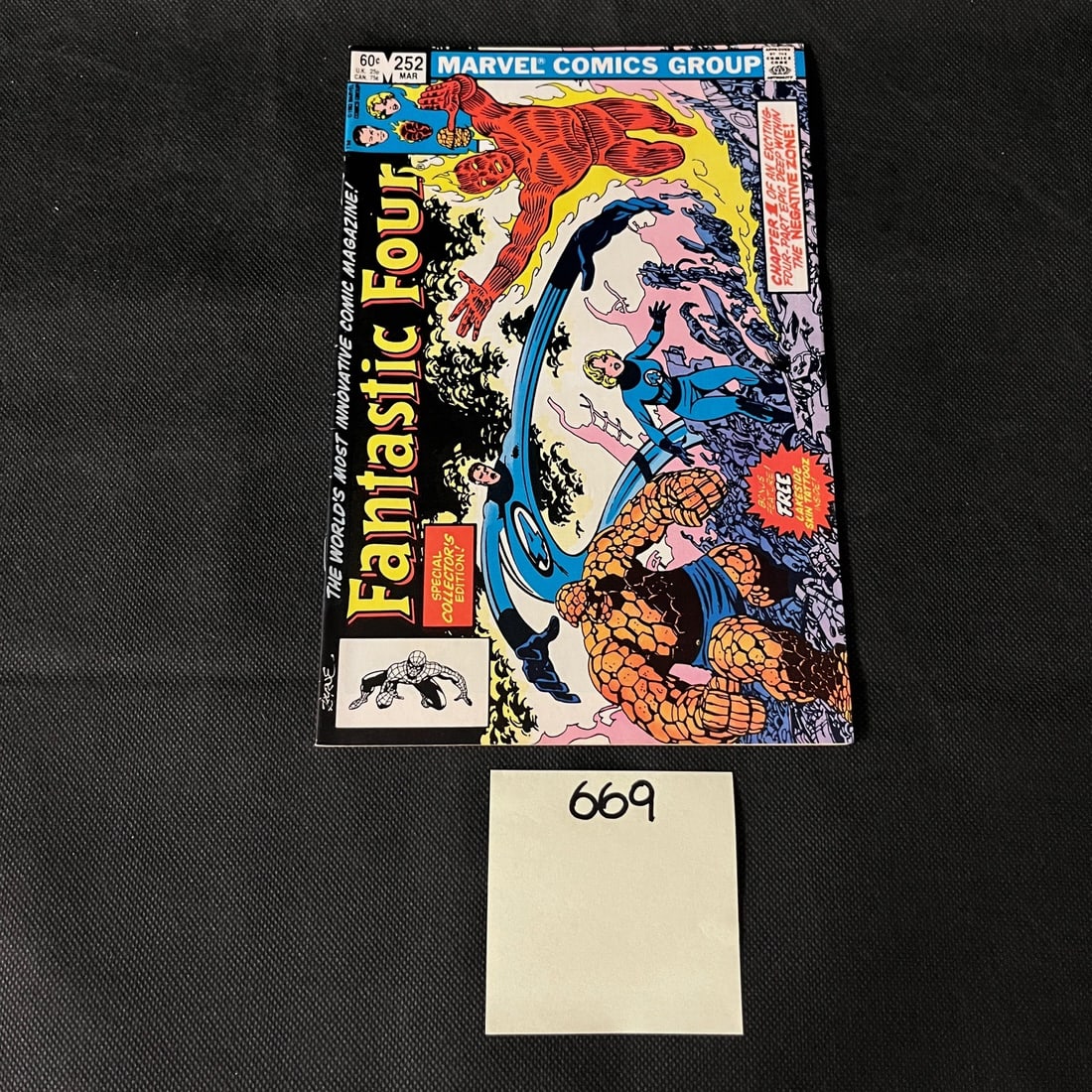 Fantastic Four 252 Tatooz Insert Variant Comic Book (1 of 2)