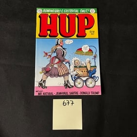 HUP #3 1st Print R. Crumb Art, Donald Trump Feature Comic Story