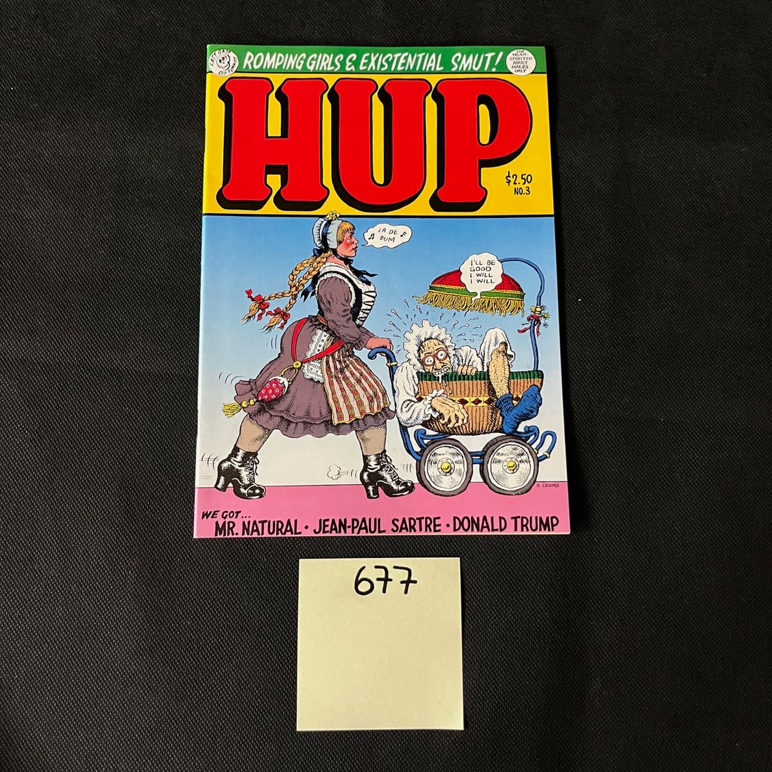 HUP #3 1st Print R. Crumb Art, Donald Trump Feature Comic Story (1 of 2)