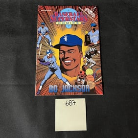 Baseball Superstars Bo Jackson Comic Book