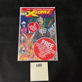 X-Force 1 Unopened Polybagged Marvel Copper Age Key Comic Book
