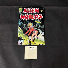 Alien Worlds 4 Classic Dave Stevens Cover Art