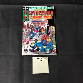 Marvel Team Up Feat. Spider-man & Human Torch Bronze Age Comic