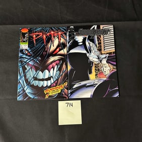 Pitt 1 & Shadowhawk Comic Books