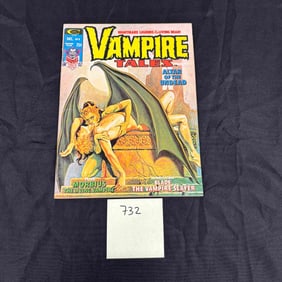 Vampire Tales #8 1st Blade Solo Story Marvel Bronze Age Horror Magazine