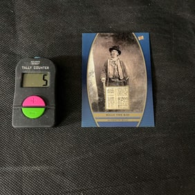 Keepsake Edition Pieces of the Past Billy the Kid Relic Card
