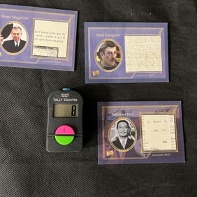 Keepsake Edition Pieces of the Past Relic Cards w/ Writting