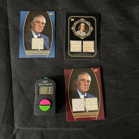 Keepsake Edition Pieces of the Past Presidents Relic Cards