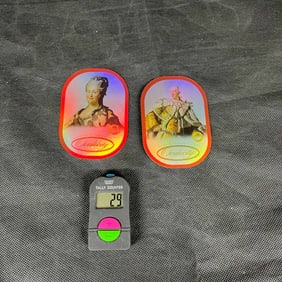 Keepsake Edition Pieces of the Past Oval Trading Cards #'d/50